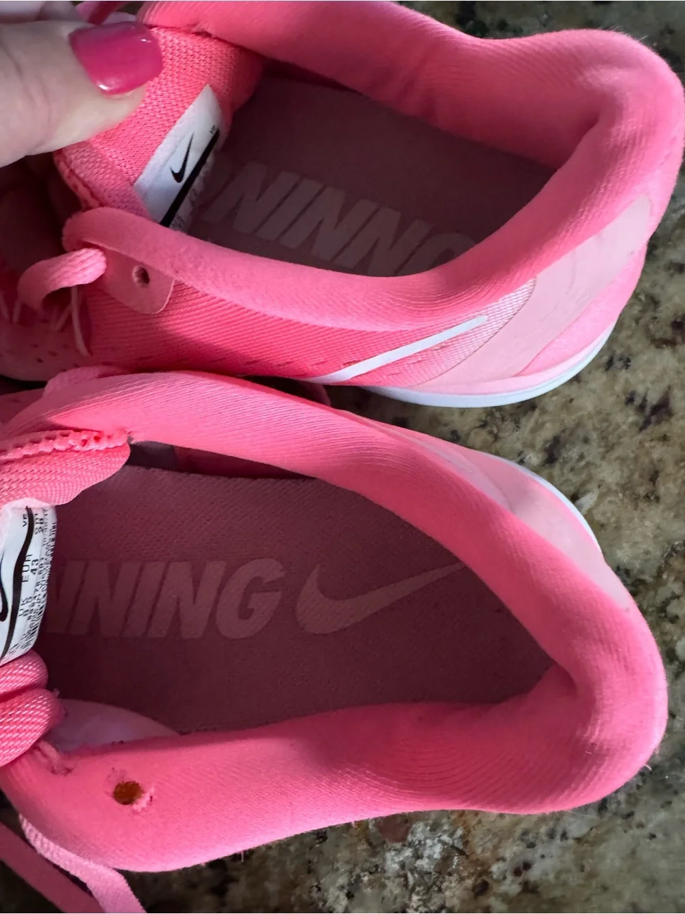 Nike Women's Pink Athletic Running Shoes
